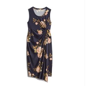 Nine Britton floral print maternity dress- EUC